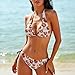 TZTTZT Cute Tomatoes Print Bikini Sets for Women, Two Piece Swimsuit Bathing Suit for Women Triangle Bikini Multicolor