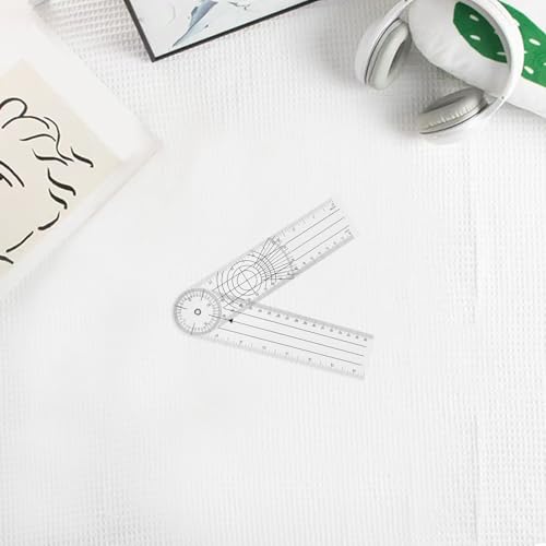 Cabilock Goniometro Plastico Plegable 8 Pulg 4 Piezas miniatura 4