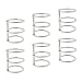 6 Pieces Silver Book Rings, 3-Ring Metal Loose Leaf Binder Ring Clips for Notebook Diary Photo Album DIY Planner, Diameter of 1.2 inch