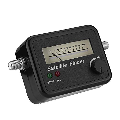 143 Satellite Finder 9502 with Black Background and White Sat Finder 13-18V DC Satellite Finder Signal Finder, Extremely Sensitive,