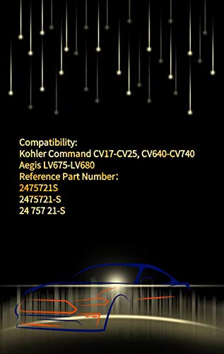 Carburetor Repair Rebuild Kit For Kohler Accelerator Pump Engine Cv17-Cv25 Cv640-Cv740 Replace 24 757 21-S 2475721-S 2475721S #TOP3