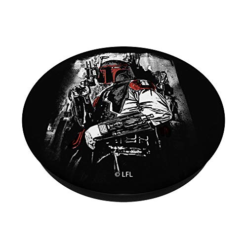 Star Wars Boba Fett Artsy Contrast Portrait Painting Popsockets Popgrip: Swappable Grip For Phones & Tablets #TOP1