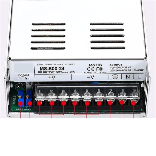SMPS 0-36V alimentation à découpage industrielle réglable AC/DC pour châssis métallique MS