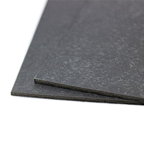 Image of TOJOIN RF Microwave Absorbers, 11.81inchesx 11.81inches x 0.08inches(300mm x 300mm x 2.0mm), Black, EMI Absorber, Adhesive Backing, Industrial Grade Tape 2PCS