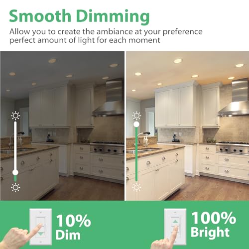 Image of DEGNJU 6 Pack BR30 LED Recessed Light Bulb, Dimmable Indoor Flood Light Bulbs CRI80 7W Equivalent 65W 2700K Soft White 650 Lumens, 15000 Lifetime Hours E26 Base LED Can Light Bulb, Flicker-Free