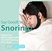 Anti Snoring Chin Strap, Stop Snoring Solution, Effective Anti Snoring Devices, Adjustable and Breathable Snoring Chin Strap for Men and Women