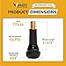 Workhorse Automotive TR414 Passenger Tire Valve Stems, Replacement Valve Stems Pack of 100, Save 10% Buying 2 or More!