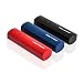 Produktbild RealPower PB-T1 Single black externer kompakter Akku Batterie Handy Ladegerät Powerbank 2600 mAh für iPhone, iPad, Samsung Galaxy und weitere Smartphones (Schwarz/Rot/Blau), 3 Stück