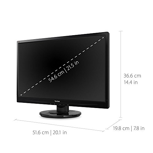 Image of ViewSonic VA2246M-LED 22 Inch Full HD 1080p LED Monitor with DVI and VGA Inputs