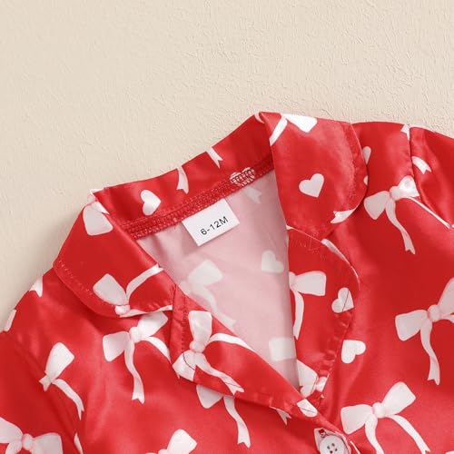 Kids Toddler Girl Pajamas Set Button Down Sleep Shirt Top+Long Pants Matching 2PCS Pj Lounge Sets4