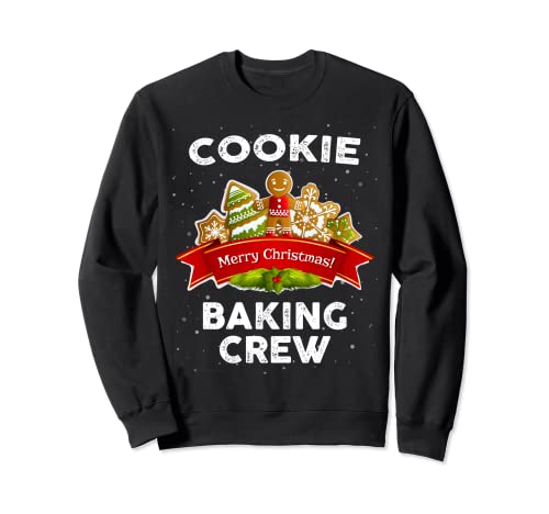 Cookie Baking Crew Camiseta Navidad Familia Gingerbread Team Sudadera