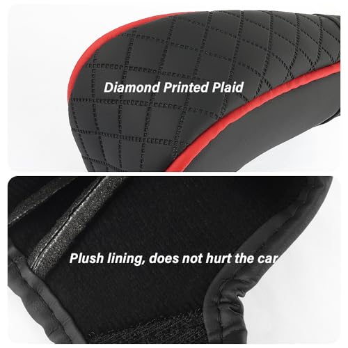 image for Stacool Leather Gear Shift Cover Diamond Embroidery Design,Durable Shi