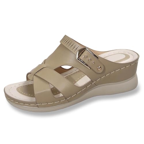 Sandales orthopédiques pour femmes avec semelle souple ergonomique pour marche