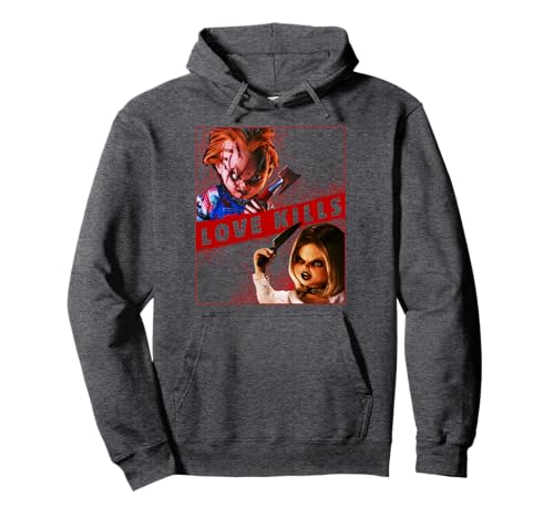Child's Play Chucky And Tiffany Love Kills Pullover Hoodie