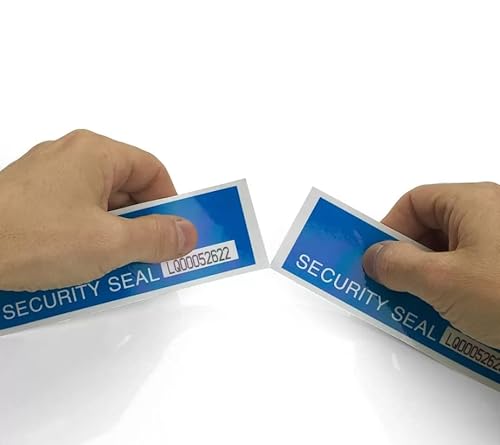 Nummeriertes Sicherheitsband - Blau - Total Transfer - Einzigartige Authentifizierende Nummer - Hohe Abschreckung gegen Betrug - Besonders stark - Einzigartiger Code für Rückverfolgbarkeit