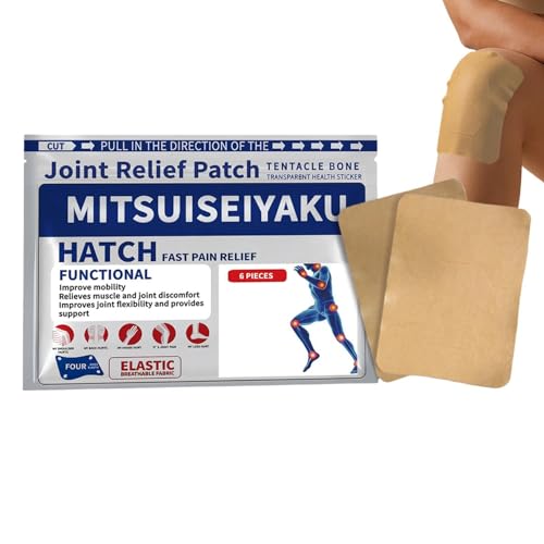 Patch Anti Douleur | Lot De 12 Patchs Articulaires - Respirant, Évacue L'humidité, Soulager La Douleur Pour Genou, Dos, Cou, Épaules, Articulations Et Muscles