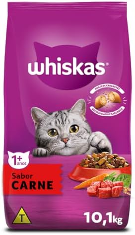 whiskas Ração Whiskas Carne Para Gatos Adultos 10 1 Kg