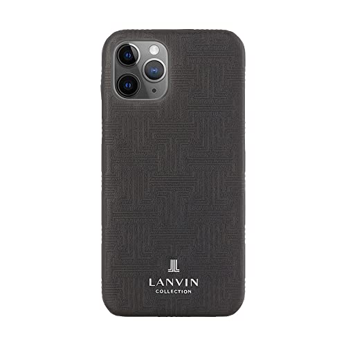 LANVIN COLLECTION - Slim Wrap Case Monogram for iPhone 11 Pro [ Black ]