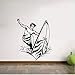 Surfer naklejki ścienne wystrój domu chłopiec sypialnia dekoracyjne sporty wydrążone samoprzylepne winyl 59 x 72 cm T251