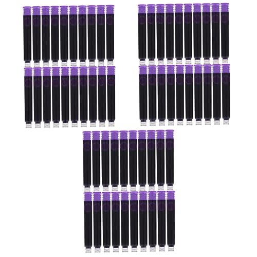 Stylos plume jetables STOBOK encre violette fluide à recharge d'encre absorbante