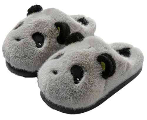 Panda Animal Slippers Women's Winter Slippers Fuzzy Cartoon Soft Plush Home Winter Indoor Outdoor House Shoes Non-slip