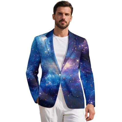 AFPANQZ Mens Blazer Sports Coat with Lining Lined Casual Slim Fit Notched Lapels Suit Jackets for Men Wedding