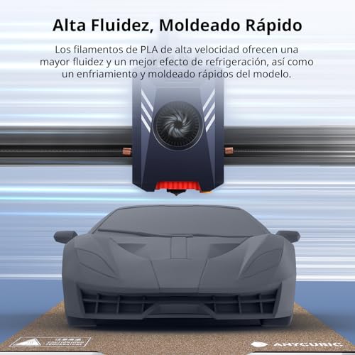 Filamento Alta Velocidad ANYCUBIC 1,75mm 1KG Gris - Fernando Cortés