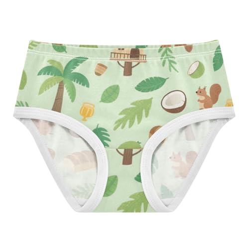 Girls' Underwear Coconut Squirrel Toddle Brief Panties 2-8 Years 20300736