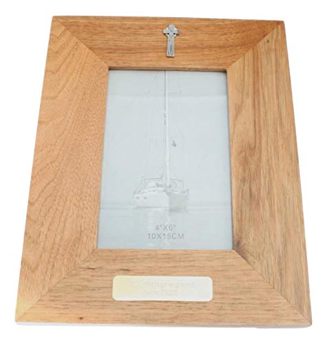 Gamekeepers Cottage gifts Celtic Cross Oak Wooden Photo Fram