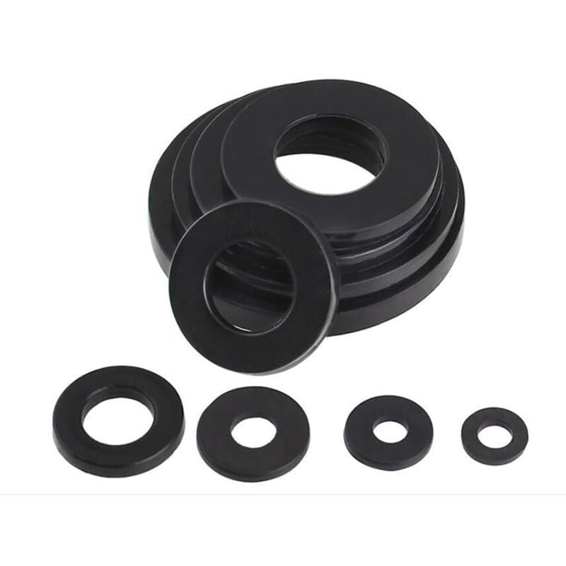 M2-M14 Nylon-Unterlegscheibe, Isolierung, Abstandshalter, flache Unterlegscheibe, Dichtung, Nylonring, Kunststoff-Unterlegscheibe, Schraube, Bolzenmutter M2 M3 M4 M5 M6 M7 M8 M10 – (Außendurchmesser: