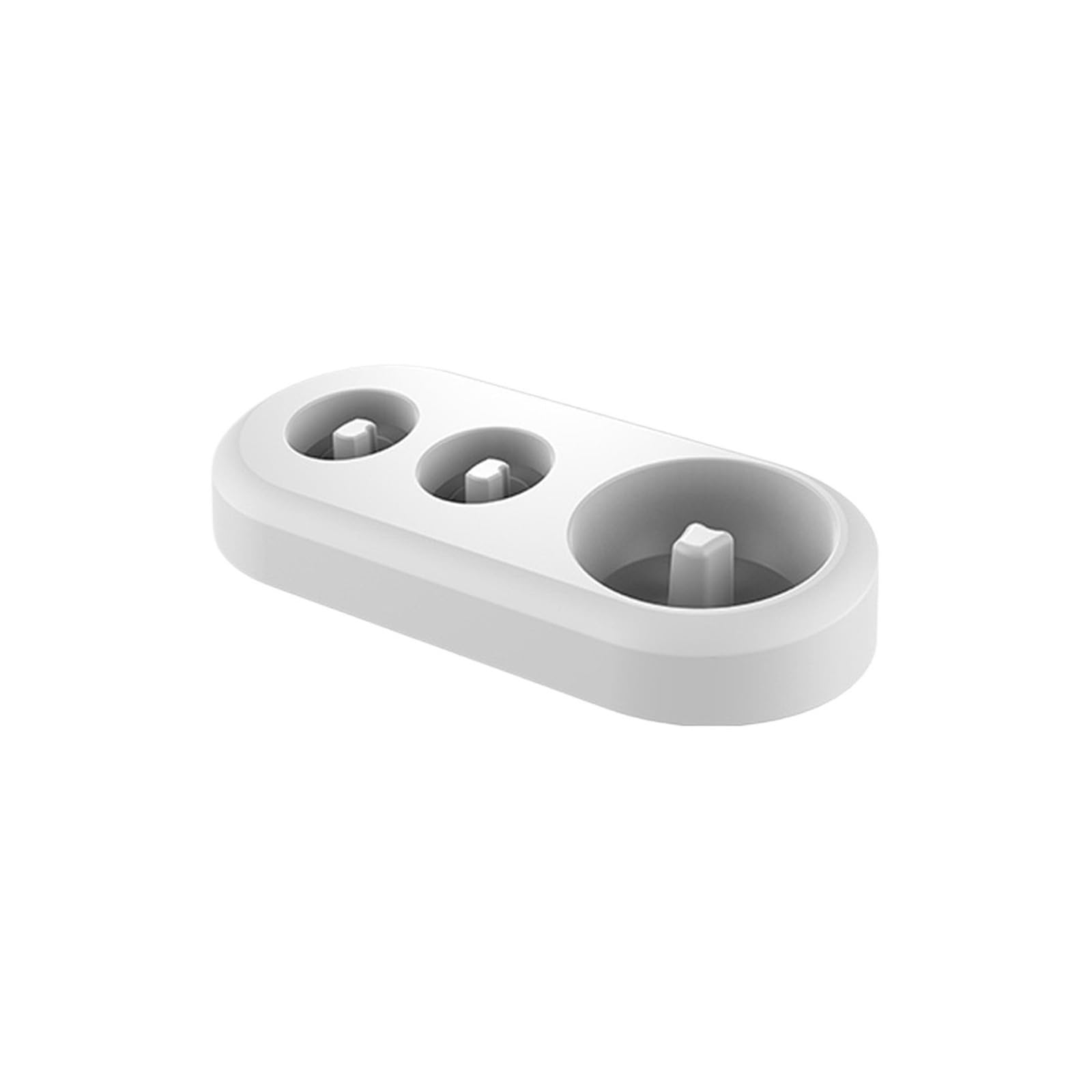1pcs Compatible Oral-B Toothbrush Stand Base, Multifunctional Electric Bathroom Organizer(White)