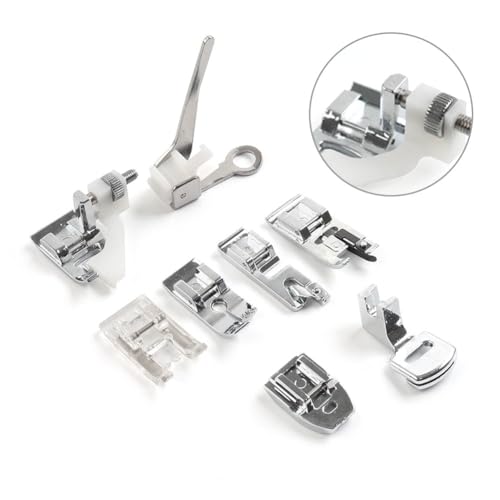 Kit de 8 Pies Prensatelas para Máquina de Coser miniatura 3