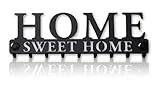 COLGADOR DE LLAVES DECORATIVO - Este precioso colgador de llaves "Home Sweet Home" cuenta con 9 ganchos individuales para guardar llaves, auriculares o pequeños objetos personales.