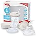 NUK Learn to Drink Set con biberón Trainer Cup (6M+) | vaso antiderrame bebé Magic Cup 360° (8M+) y taza para niños Action Cup (12M+) | 230 ml | sin BPA | Gris y blanco