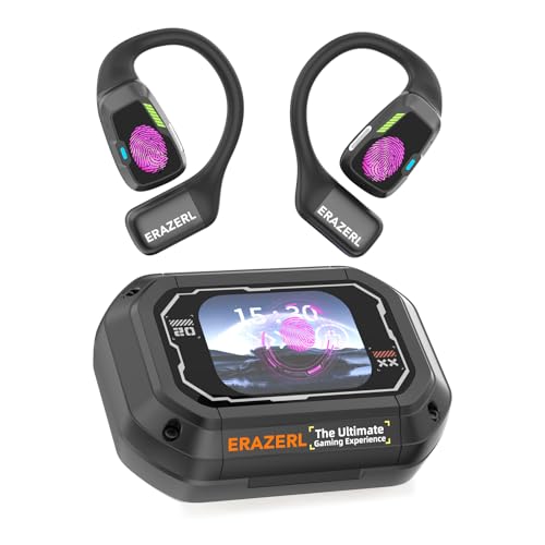 Wireless AI Translator Earbuds with Smart Touch Screen, Bluetooth 5.4 Headphones Real time Translation 135 Languages, 48H Playtime with 5 EQ Modes, HiFi Stereo Suitable for Android&IOS, XP6 Black