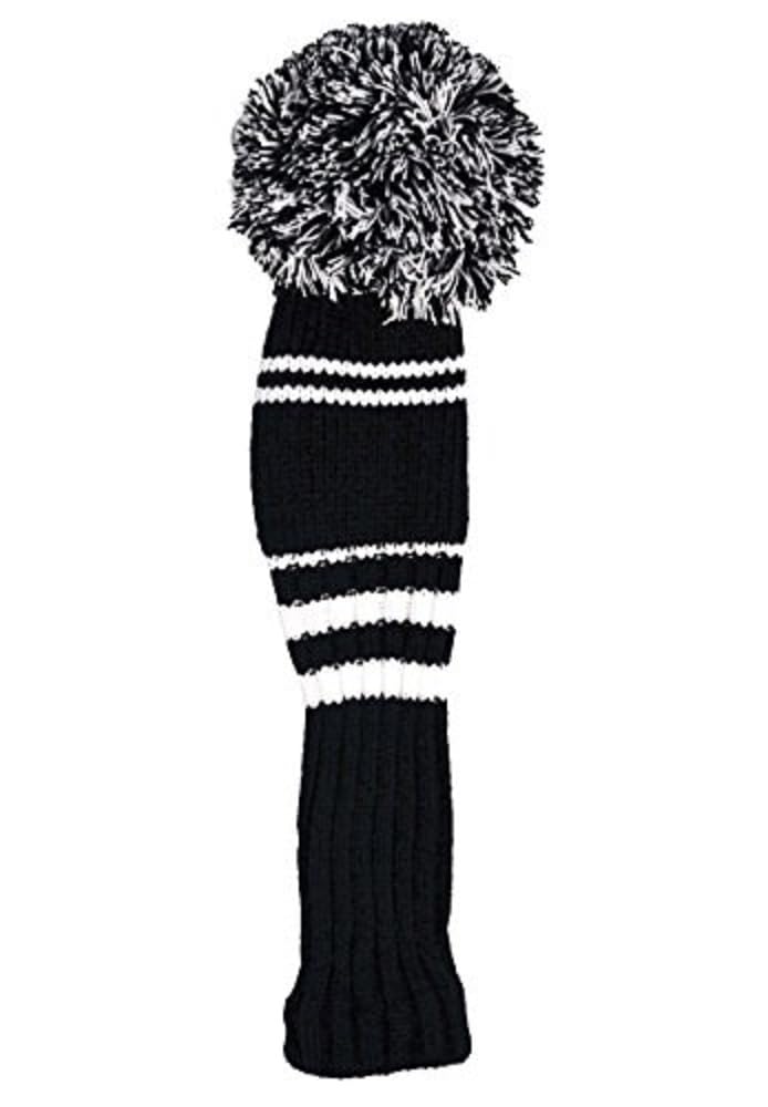 Longridge  Black Pom-Pom Headcovers, Sports Direct