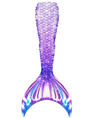 DNFUN Mermaid Tail for Womens,Without Monofin.SML