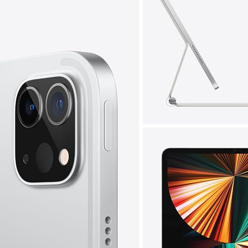Image of Apple iPad Pro (3rd Generation, 11-inch, 2021), 128GB, Wi-Fi, Silver (Renewed)