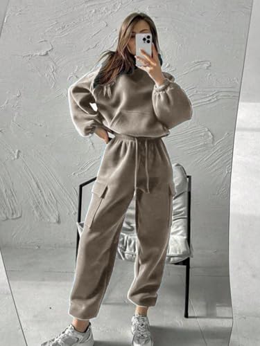 Image of KOTTY Women's Co-Ords Solid Sweatshirt With Sweatpant