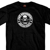 Hot Leathers - Camiseta «2nd Amendment» de manga corta para mujer, color negro