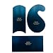 DFM Blue Curved Cabinet Scraper Card Set