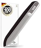 爪やすり ガラス チェコ・ブラジェク 【ドイツ ゾーリンゲン 創業100年 GIESEN&FORSTHOFF別注 製造 両面 特注ベルベットケース付属】(Mサイズ14cm)