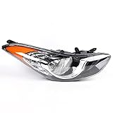 PIAOCAIYIN For 2011 2012 2013 Hyundai Elantra Headlights, Passenger 's Side (RH) Headlamp, Headlamp Direct Replacement Assembly, 92102-3Y000, 921023Y000, HY2503161 -Right
