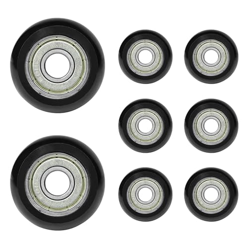 8 Pack Replacement Roller Wheels Compatible with Aero Pilates Reformer Machines, Easy to Install for Smooth and Quiet Glide (Set of 8)
