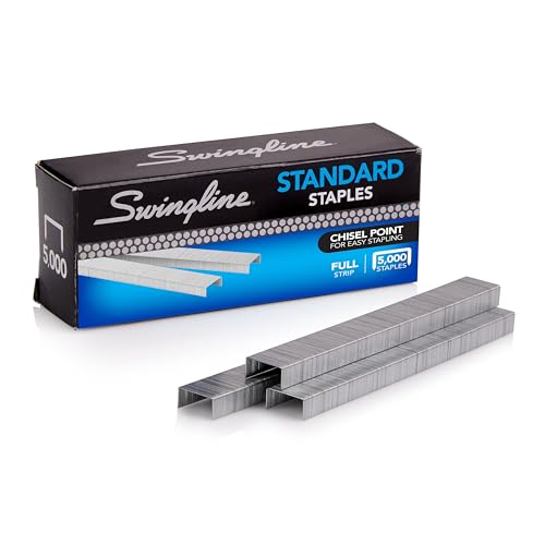 Swingline Staples, Standard Staplers for Desktop Staplers, 210/Strip, 5000/Box (79350)