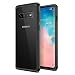 Maxboost Galaxy S10 Case HyperPro Series with Heavy Duty GXD-Gel Protection [Black/Clear] [PowerShare Friendly] Enhanced Hand-Grip TPU Cushion Frame Clear Hybrid Cover for Samsung Galaxy S 10 (2019)