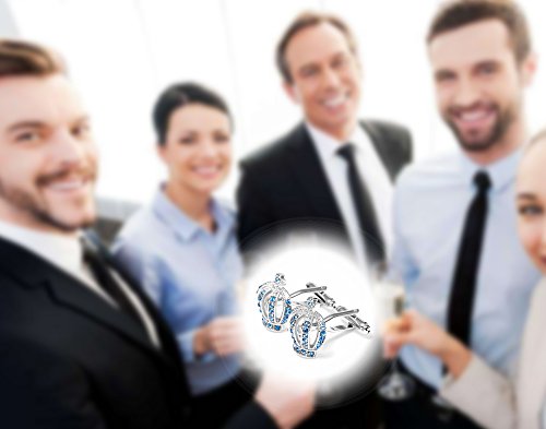 Bagtu Crown Cufflinks And Tie Clip Set In Black Gift Box Crytal Tie Bar And Cufflinks Set Gift For Men Jewelry Wedding Party Holiday Birthday Xmas #TOP3