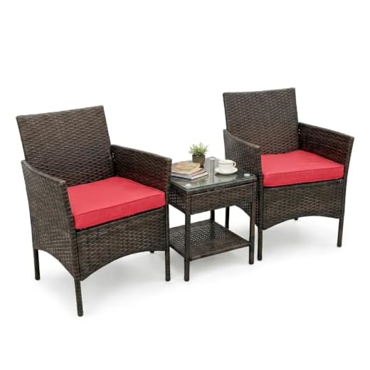 Compact 3 Piece Patio Furniture Set