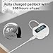 KENRONE Heart Metal Timer Lock, USB Rechargeable Timer Compact Padlock with 1m Spring Cord, Up to 99 Hours Timed Self-Regulation Anti-Addiction Timer Padlock (White)