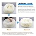 Hundebett Hundekissen Flauschig Rund aus Plüsch - Donut Kuscheliges Katzenbett Hundekorb Waschbar S/M/L/XL/XXL für Kleine, Mittelgroße und Große Hunde, Katzen und Andere Haustiere (L-60cm, Hellgrau)